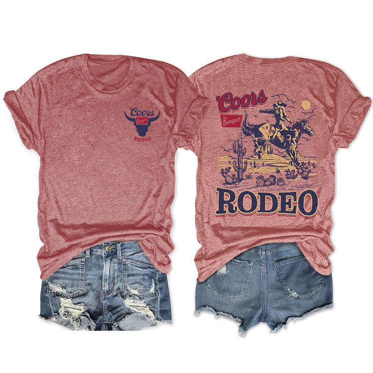 T-shirt Coors Banquet Rodéo
