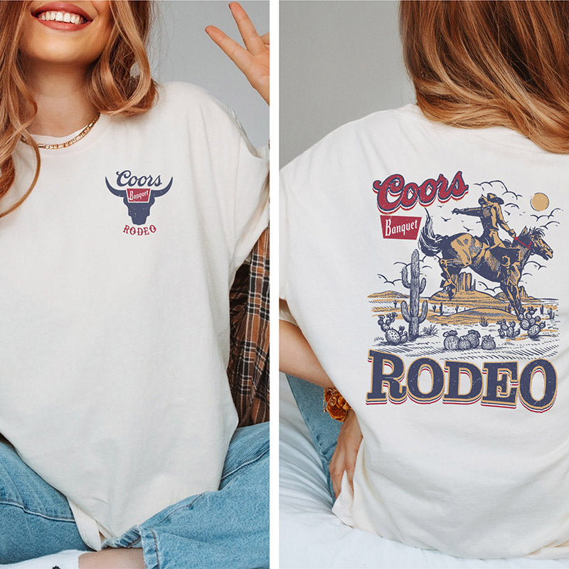 T-shirt Coors Banquet Rodéo