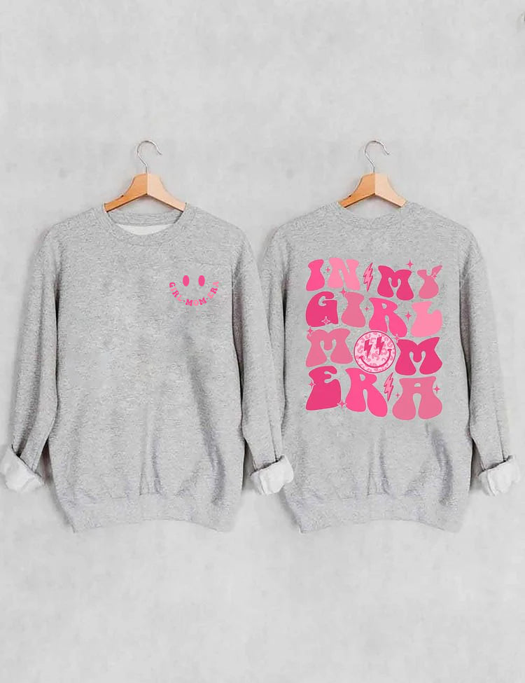 In My Girl Mom Era Sweat-shirt mignon à col rond
