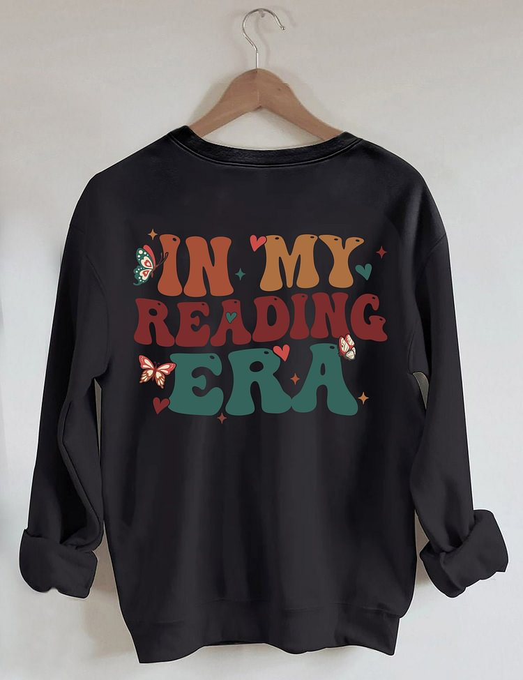 Sweat-shirt Dans mon ère de lecture