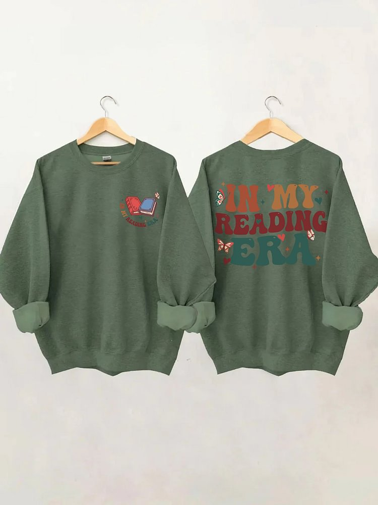 Sweat-shirt Dans mon ère de lecture