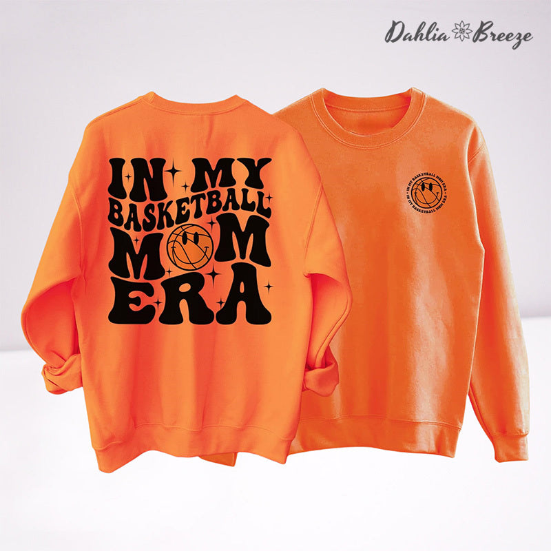 Dans mon basket-ball Mom Era Sport Mom Crewneck Sweatshirt