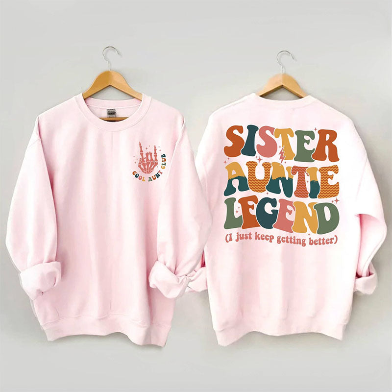 Sweat-shirt Soeur Tante Légende