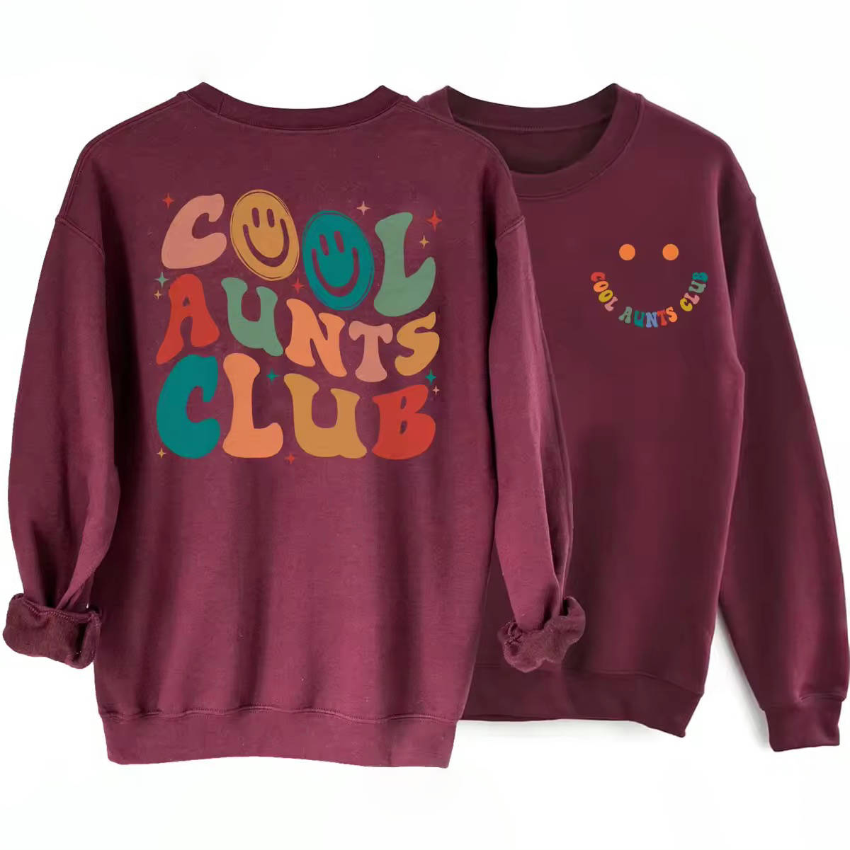 Cool Aunts Club Sweat-shirt Sourire drôle