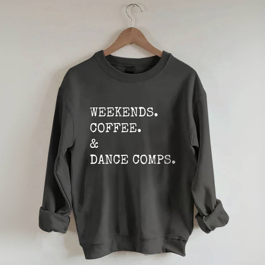 Sweat-shirt Comps de café et de danse du week-end