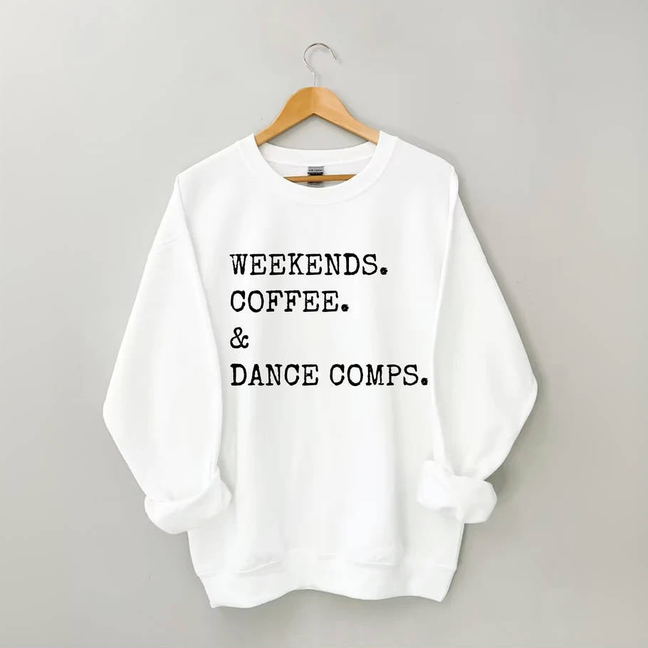 Sweat-shirt Comps de café et de danse du week-end