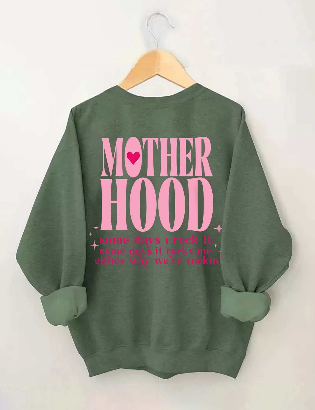 Sweat-shirt Maternité Un jour, je le berce