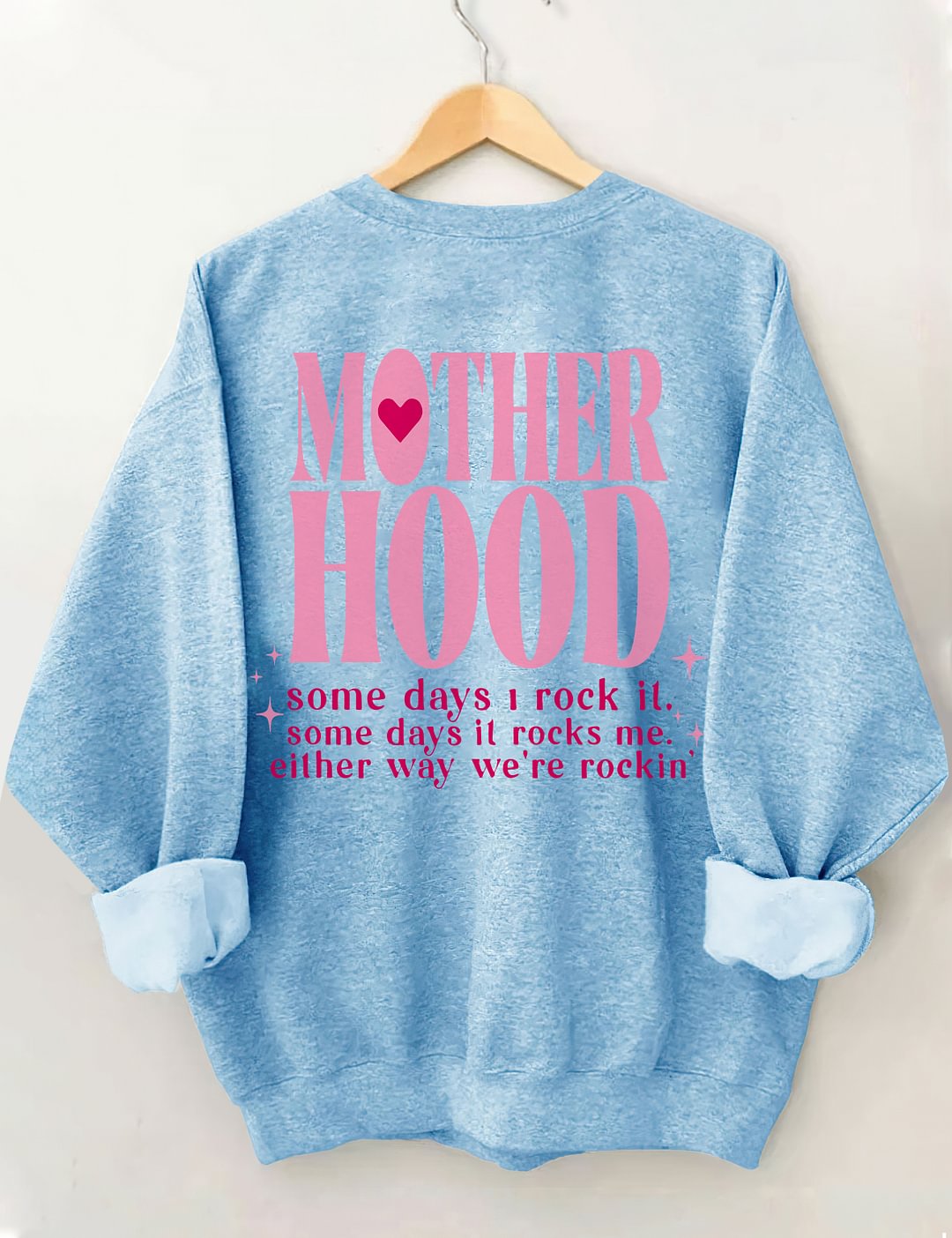 Sweat-shirt Maternité Un jour, je le berce