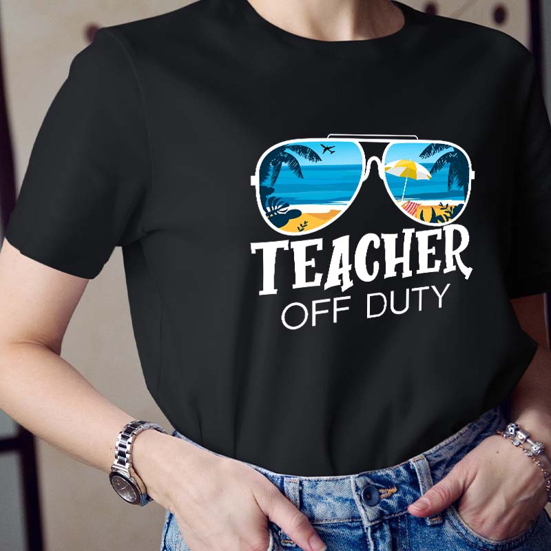 T-shirt d'enseignant hors service