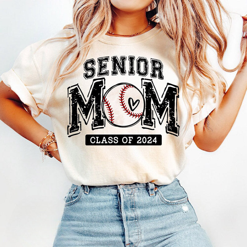 T-shirt de maman de baseball senior