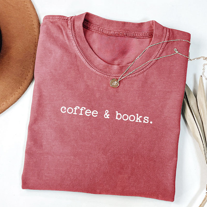 T-shirt Café et Livres