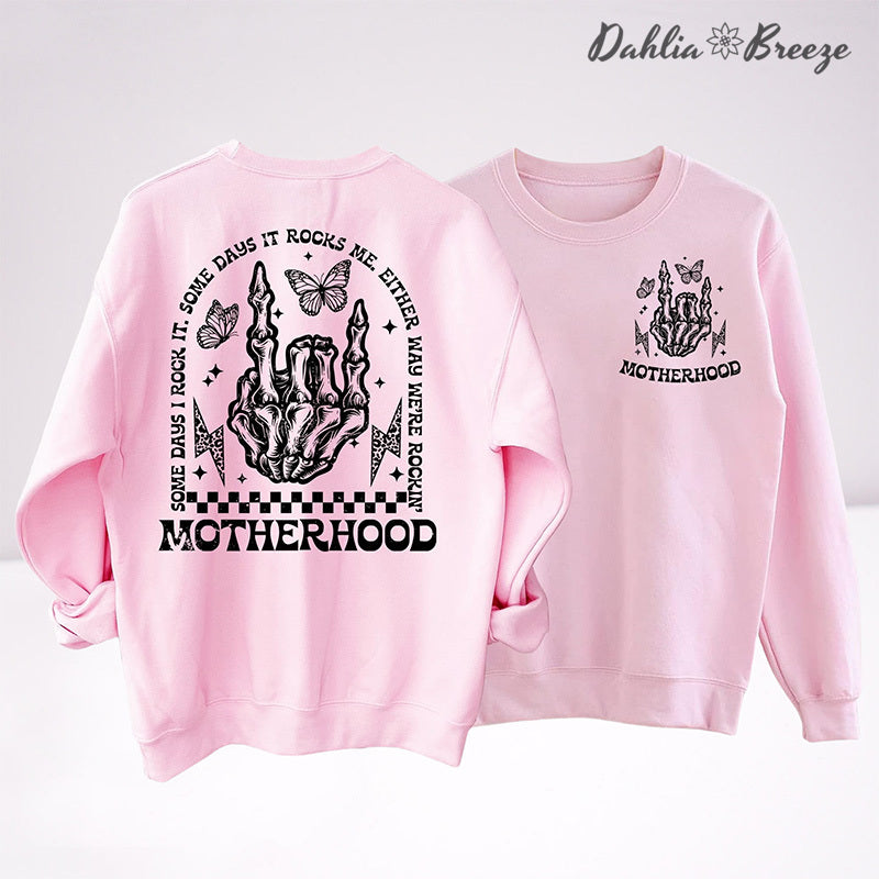 Maternité Certains jours, je le berce certains jours Sweat-shirt