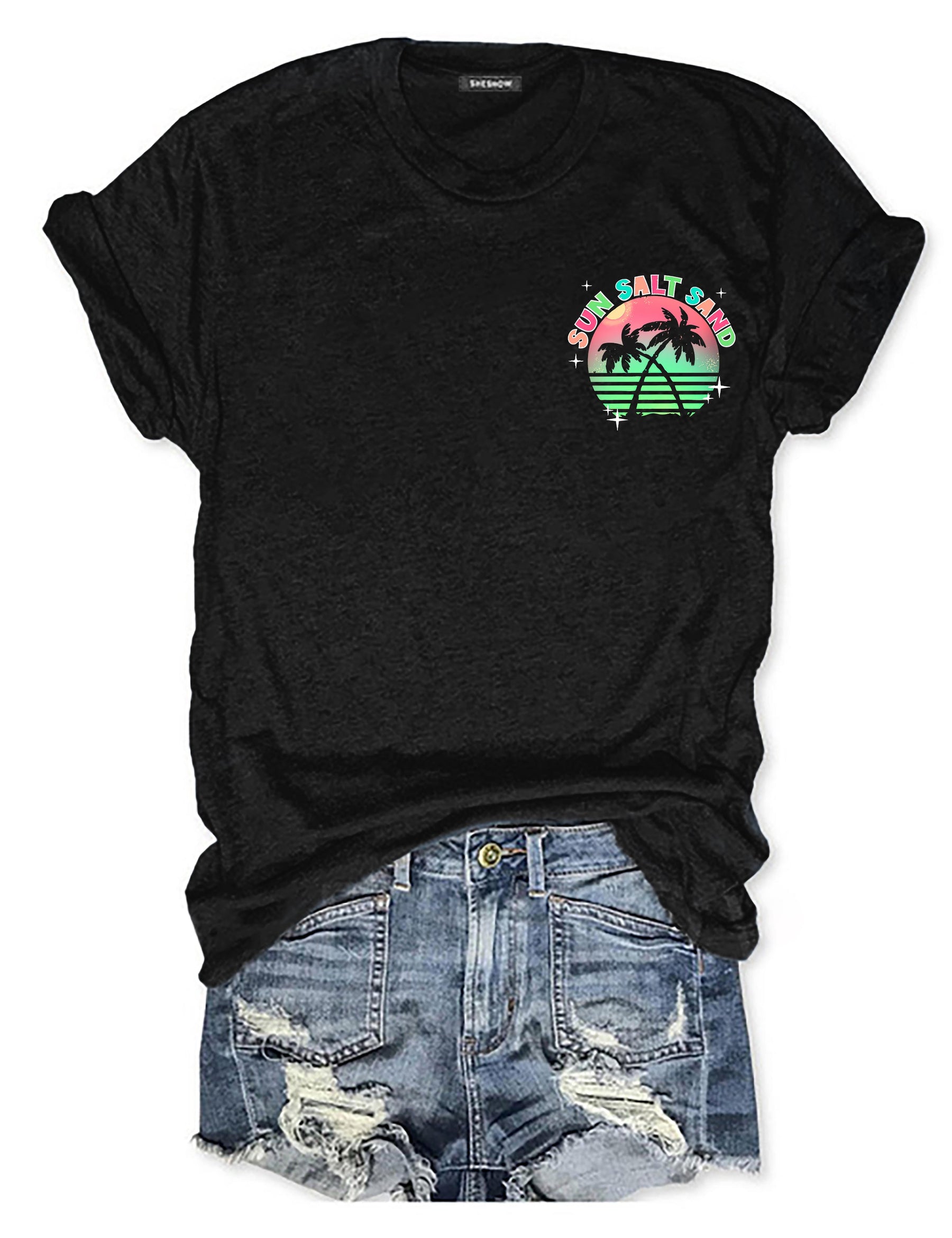 T-shirt sable sel soleil