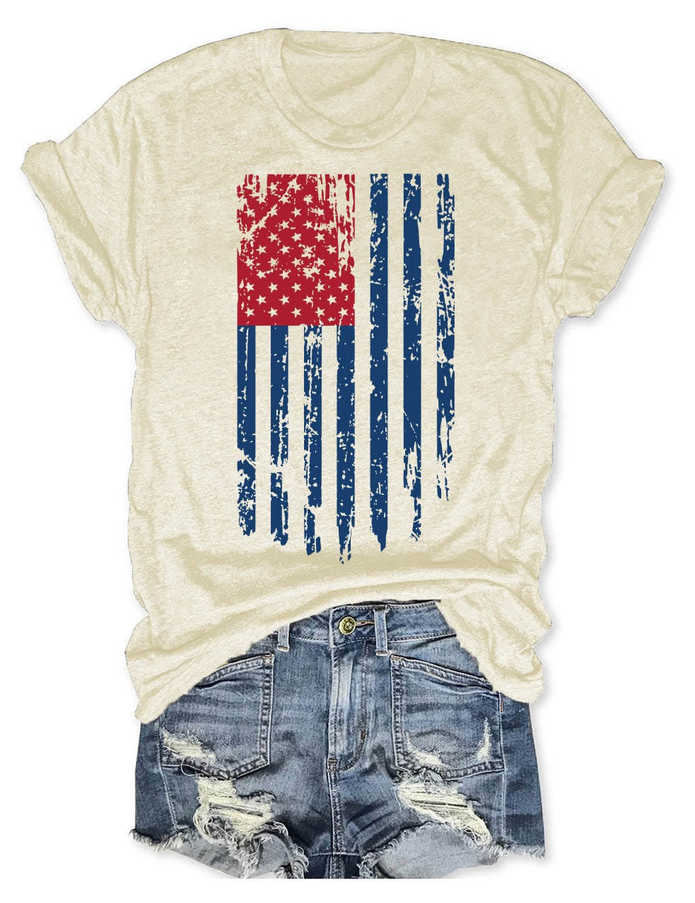 T-shirt drapeau américain
