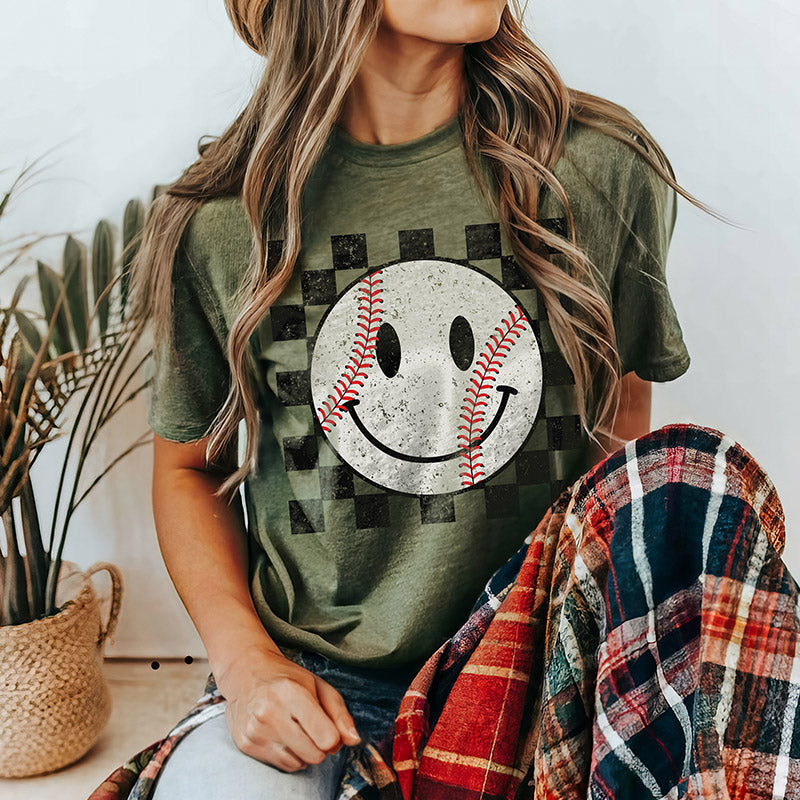 T-shirt du jour du match Baseball Smile