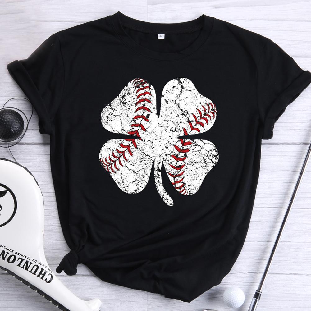 T-shirt trèfle de baseball