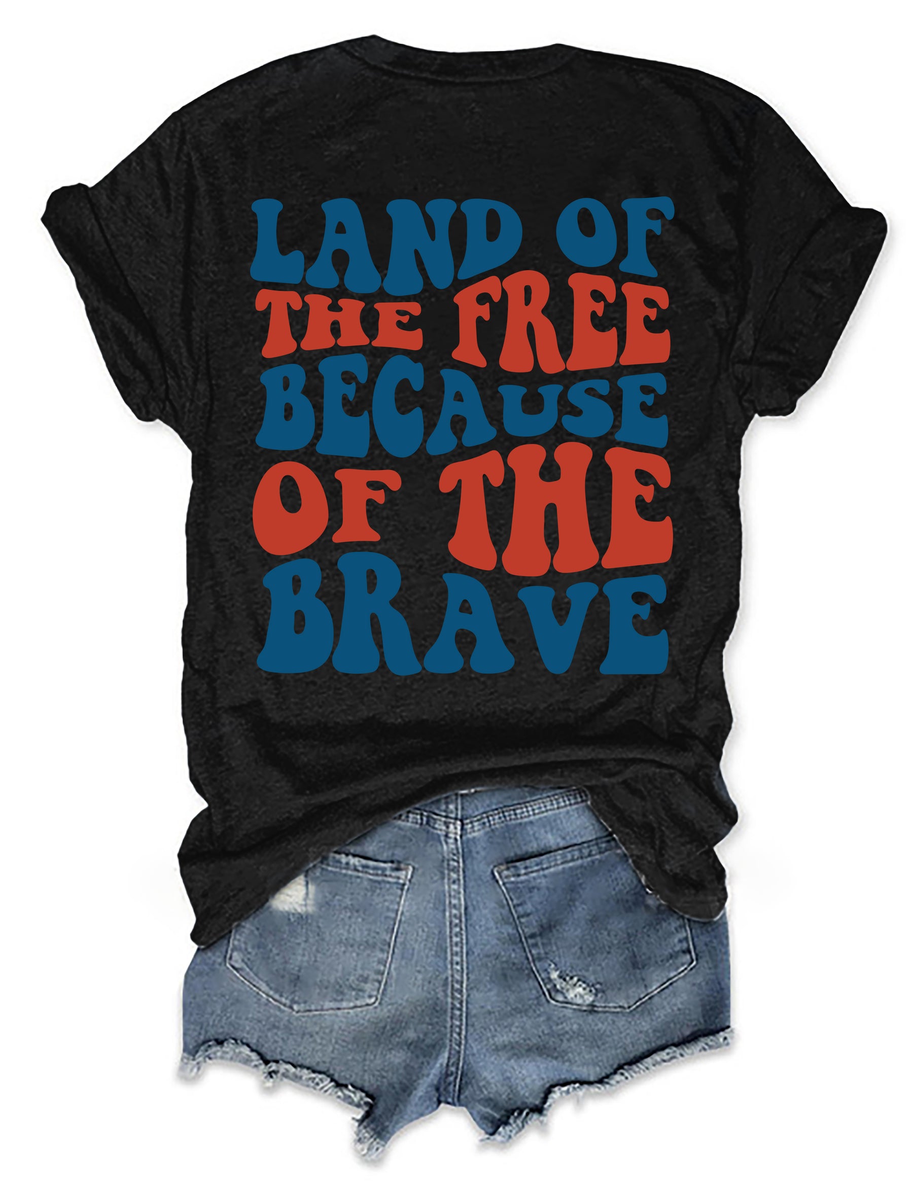 T-shirt America Land Of The Free grâce au courageux