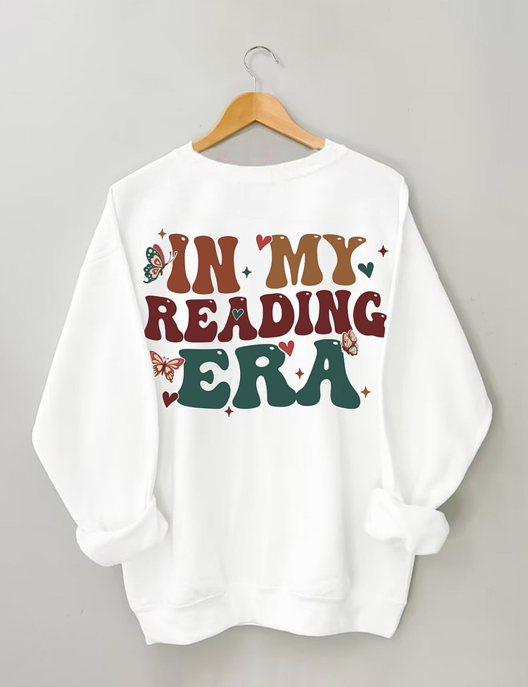 Sweat-shirt Dans mon ère de lecture