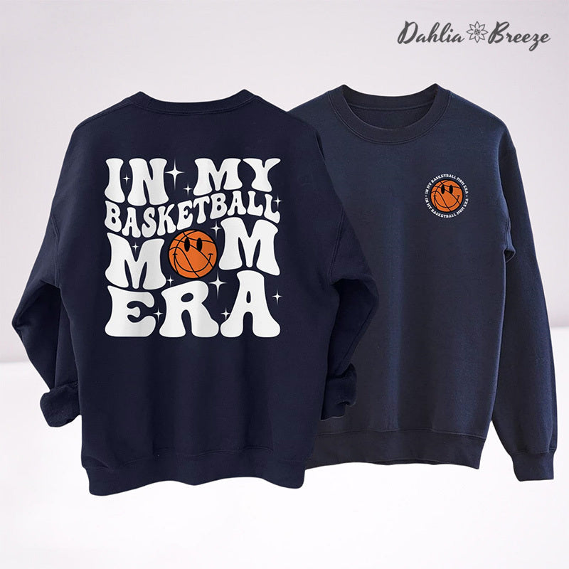 Dans mon basket-ball Mom Era Sport Mom Crewneck Sweatshirt