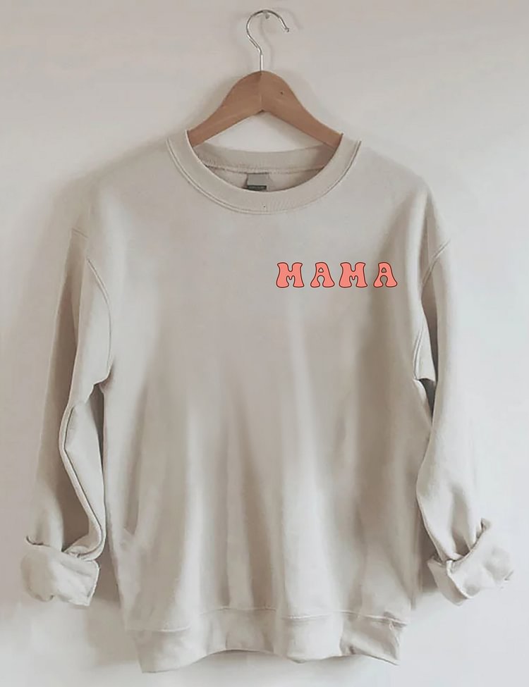 Sweat-shirt tendance Floral Mama