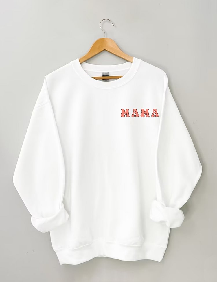 Sweat-shirt tendance Floral Mama