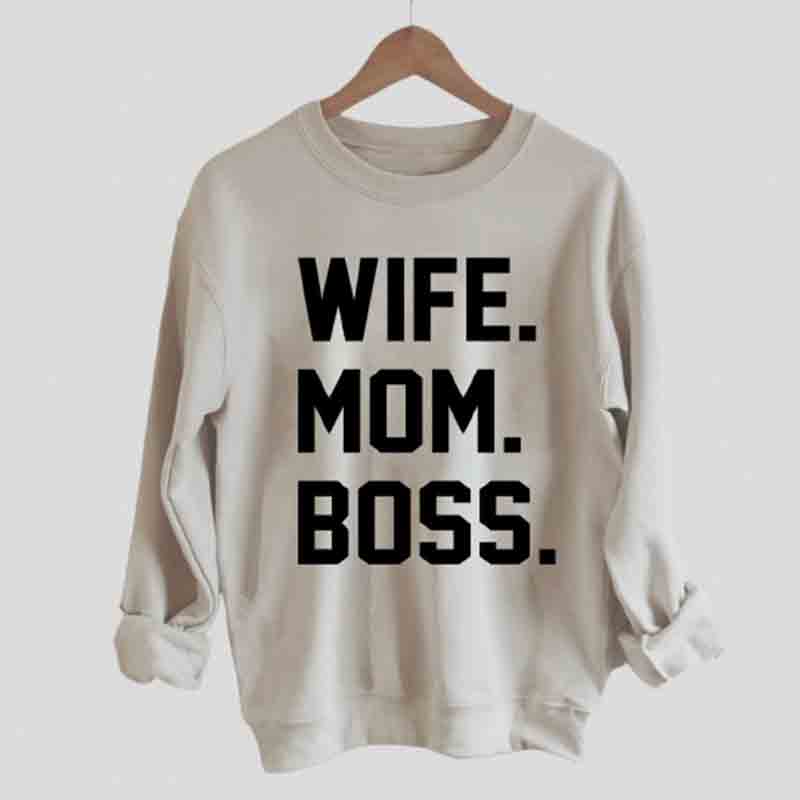 Sweat-shirt Femme Maman Patron