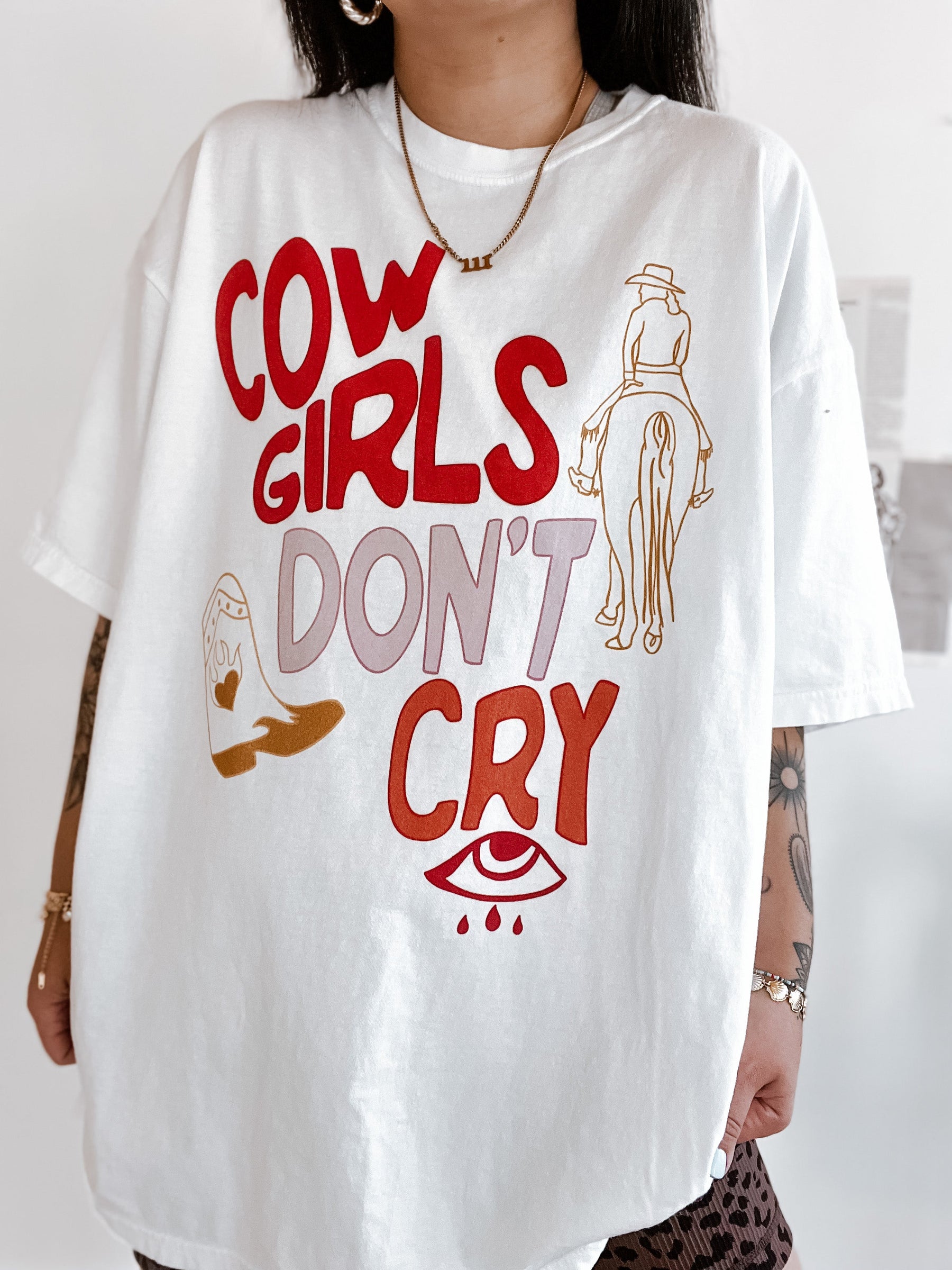 Vintage Cowgirls Don't Cry T-Shirt
