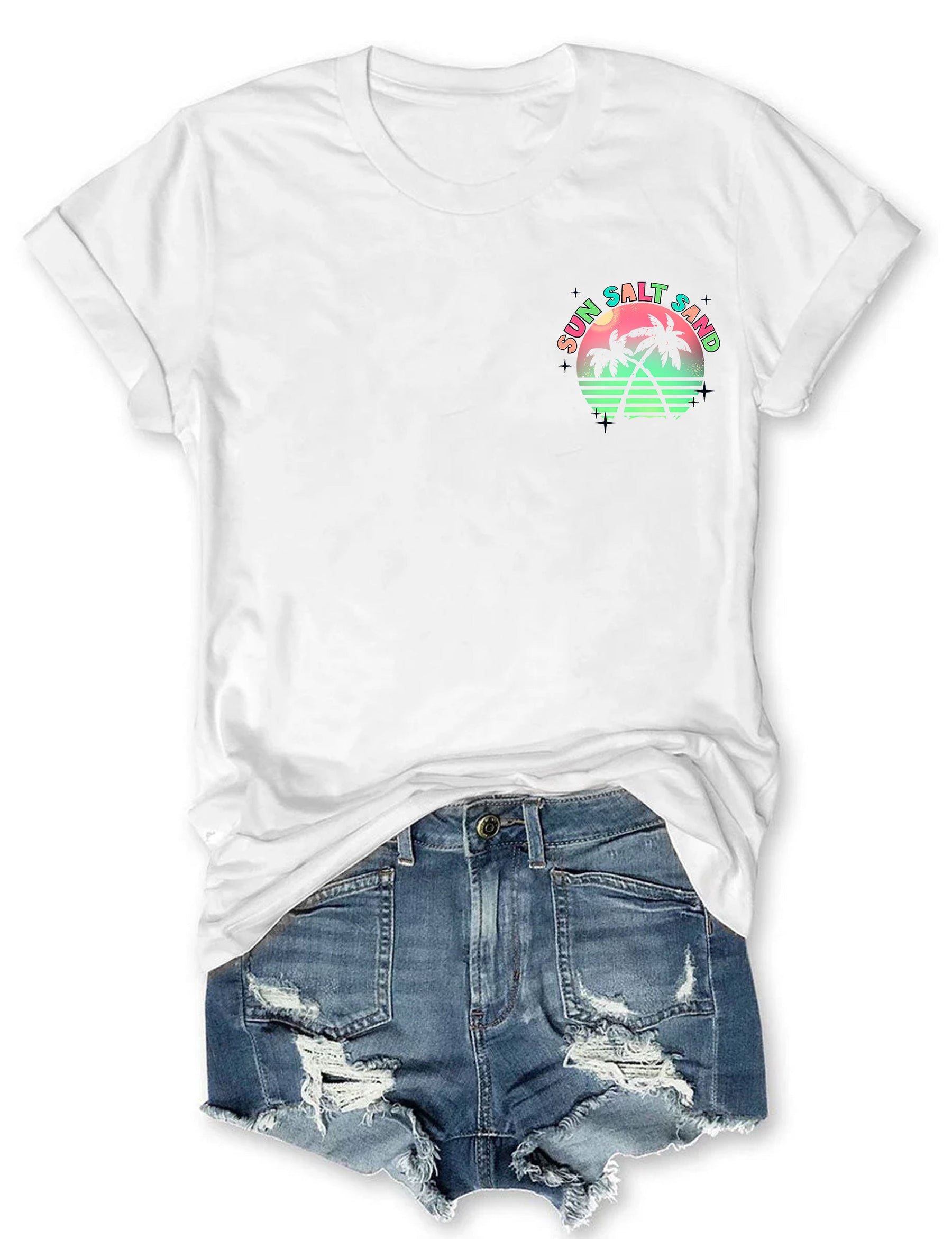 T-shirt sable sel soleil