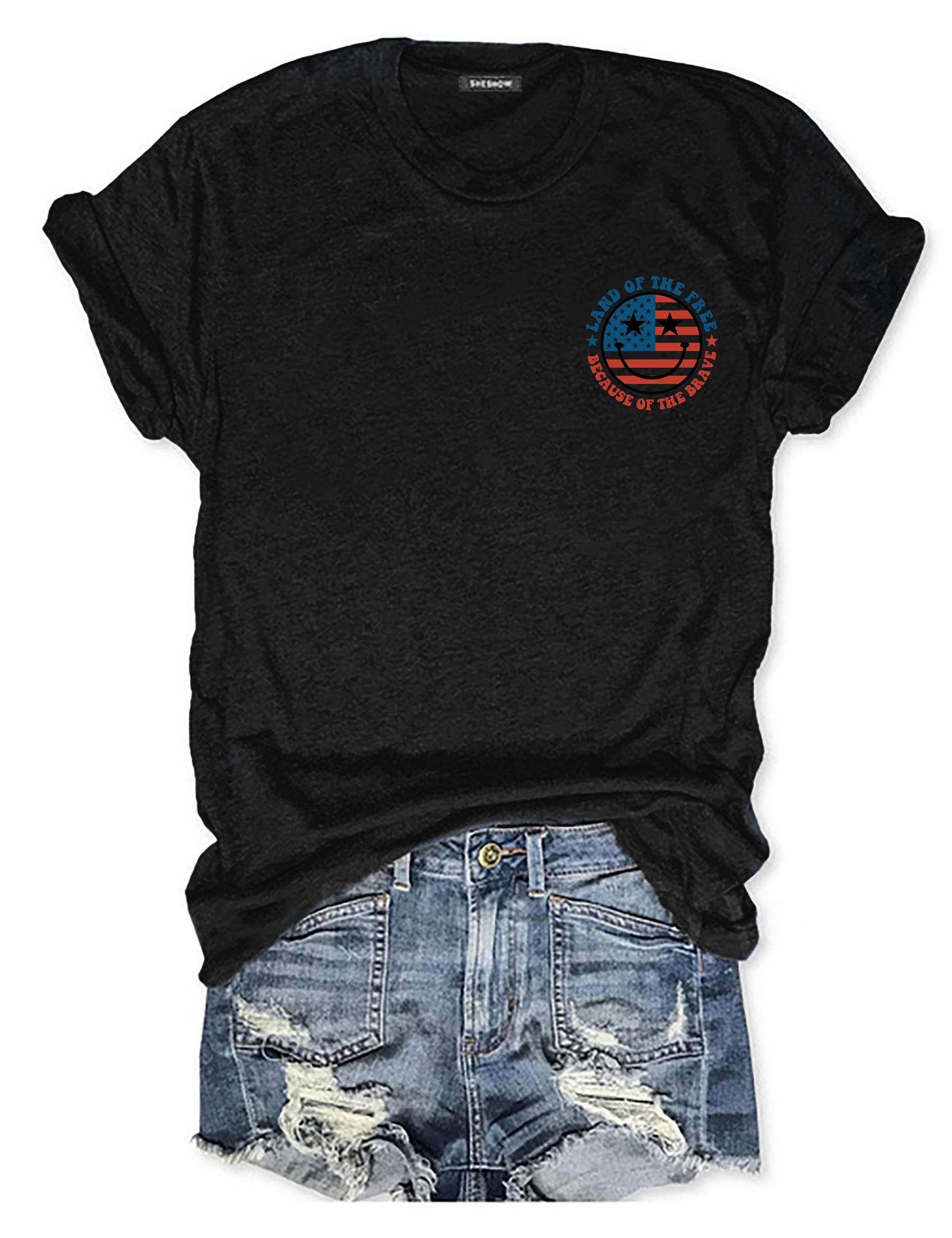 T-shirt America Land Of The Free grâce au courageux