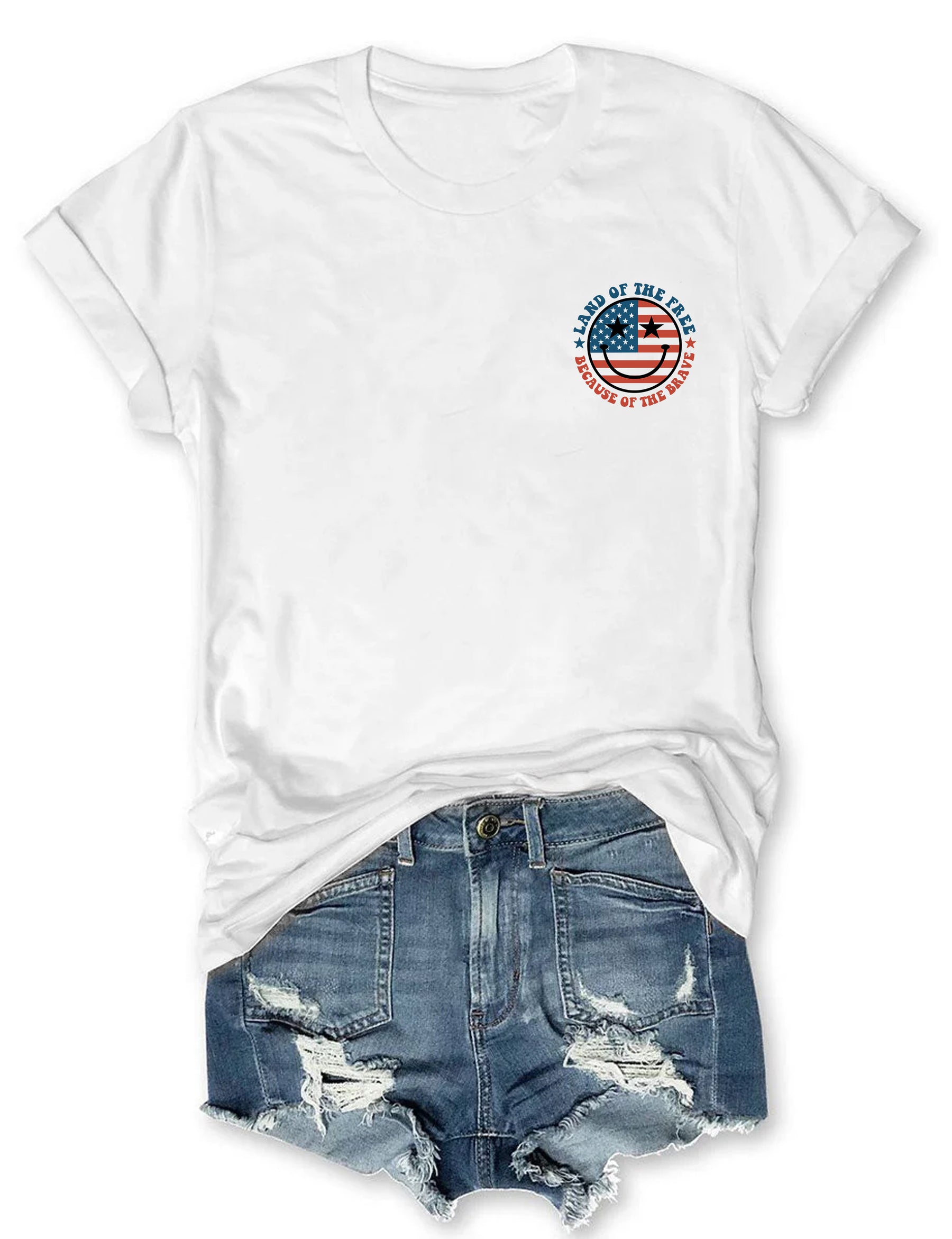 T-shirt America Land Of The Free grâce au courageux