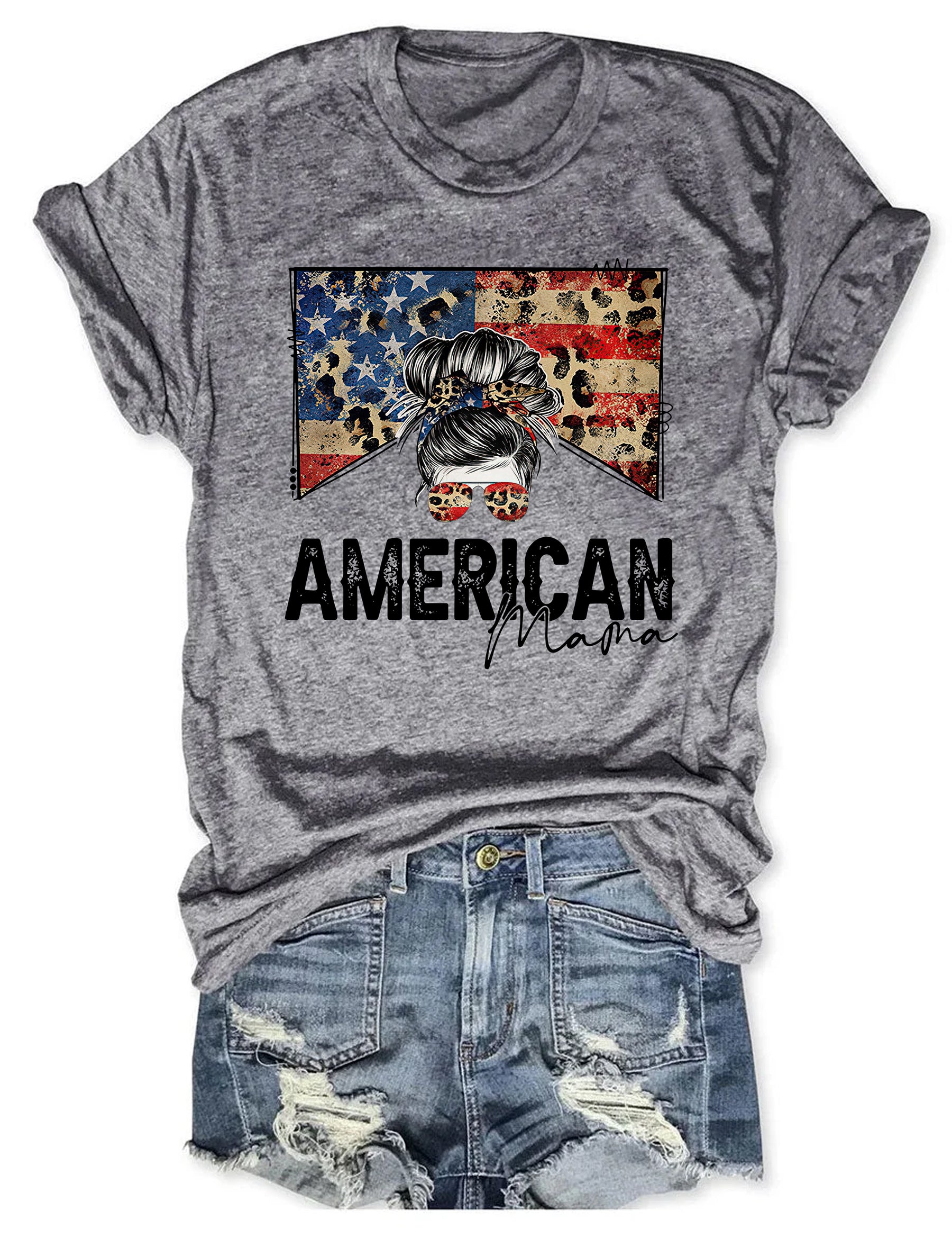 T-shirt maman américaine