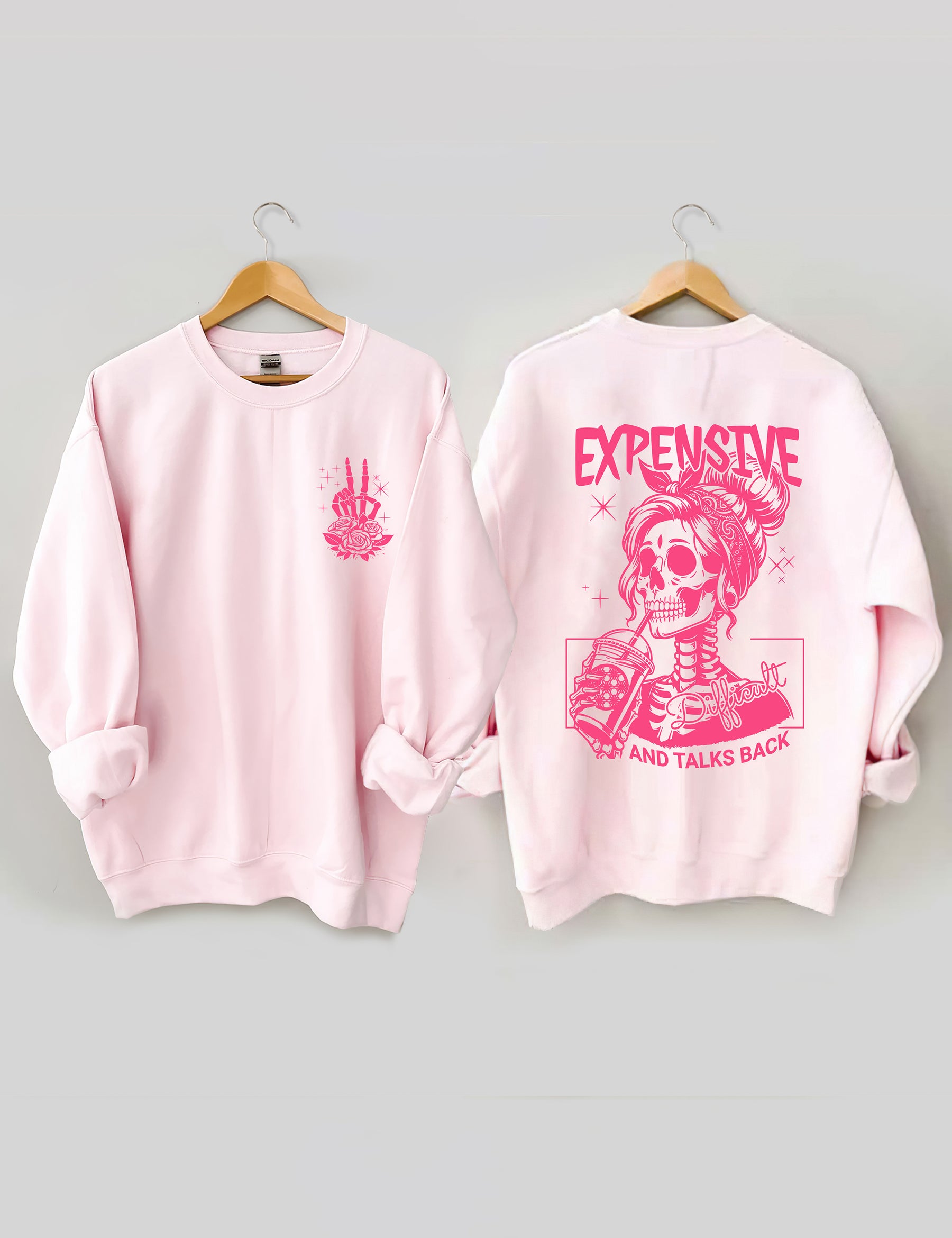 Sweat-shirt cher, difficile et parle en retour