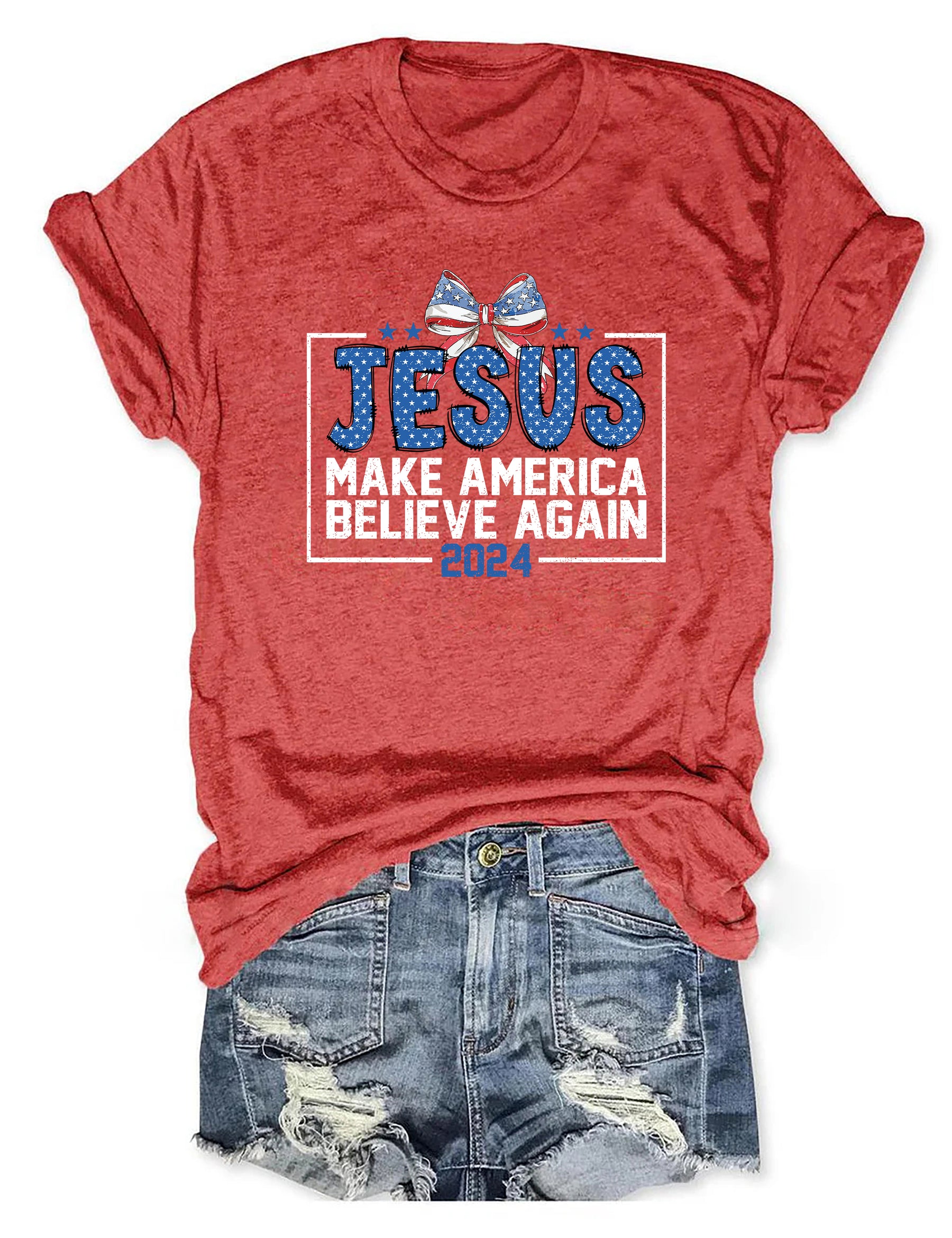 T-shirt Faire croire à nouveau à l’Amérique