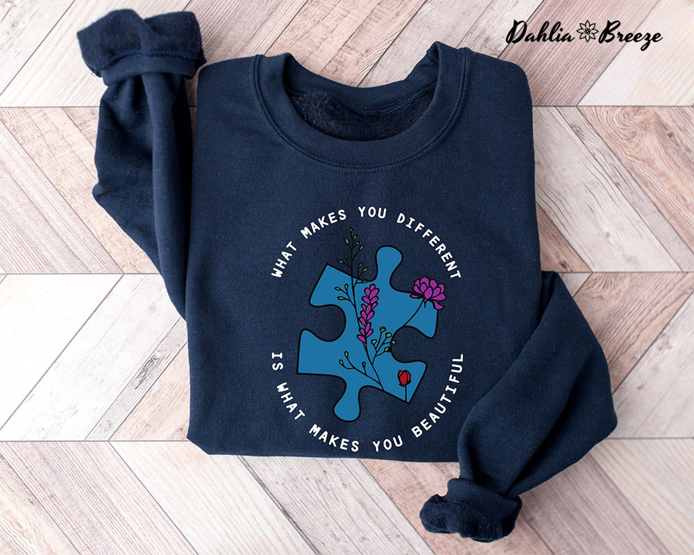 Ce qui vous rend différent est ce qui vous rend beau sweat-shirt