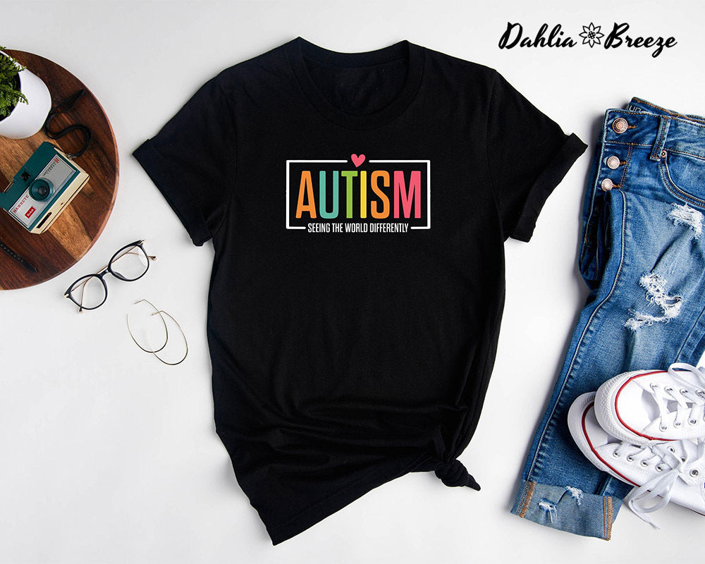 Autism Seeing The World Differently T-shirt