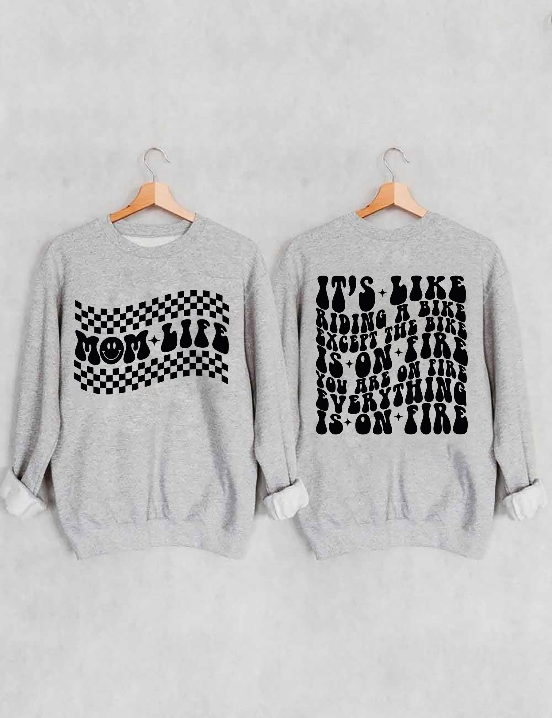 Sarkastisches Mom Life Sweatshirt