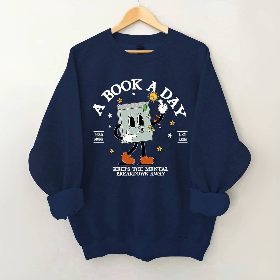 Ein Buch-ein-Tag-Sweatshirt