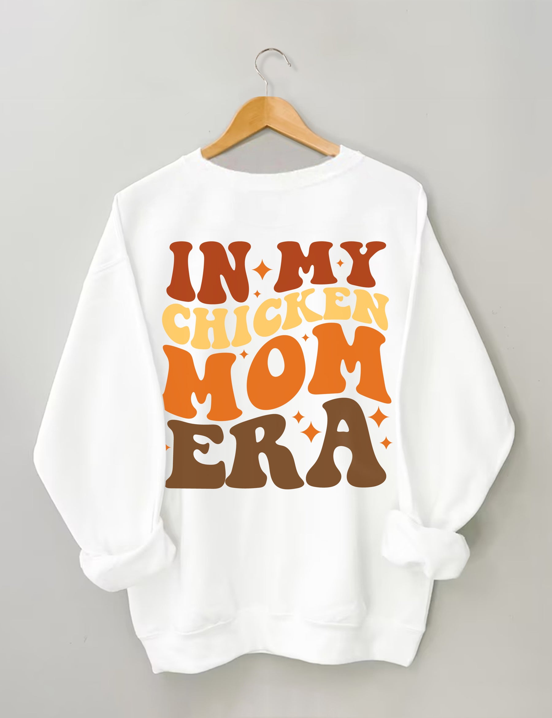 Sweat-shirt Dans mon ère de maman de poulet