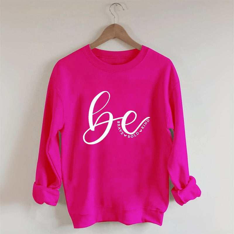 Sweat-shirt imprimé lettre de gentillesse