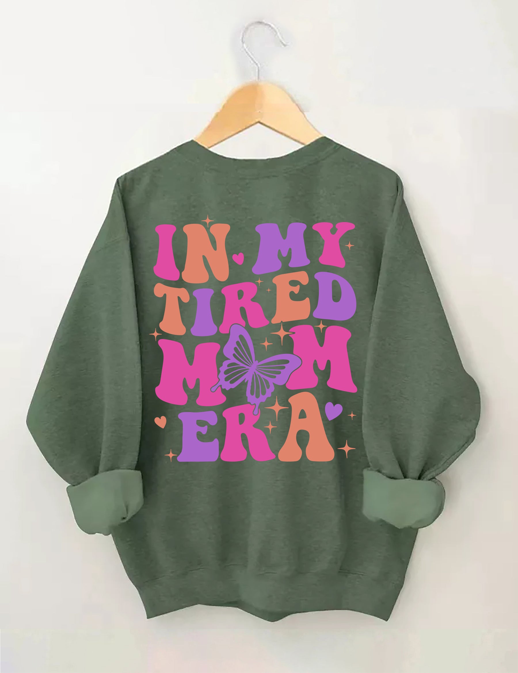 In meinem müden Mama-Ära-Sweatshirt