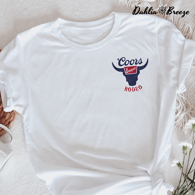 T-shirt Coors Banquet Rodéo