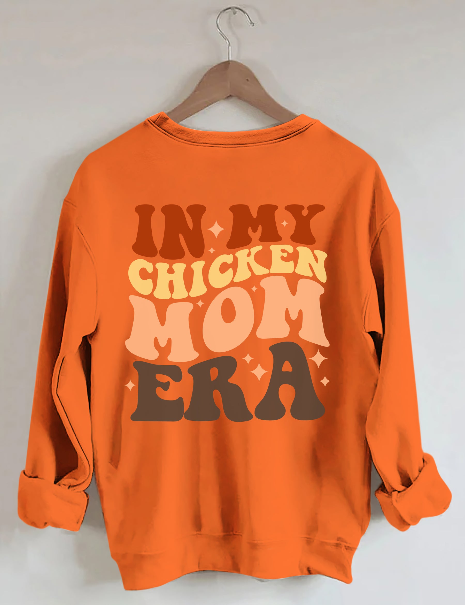 Sweat-shirt Dans mon ère de maman de poulet