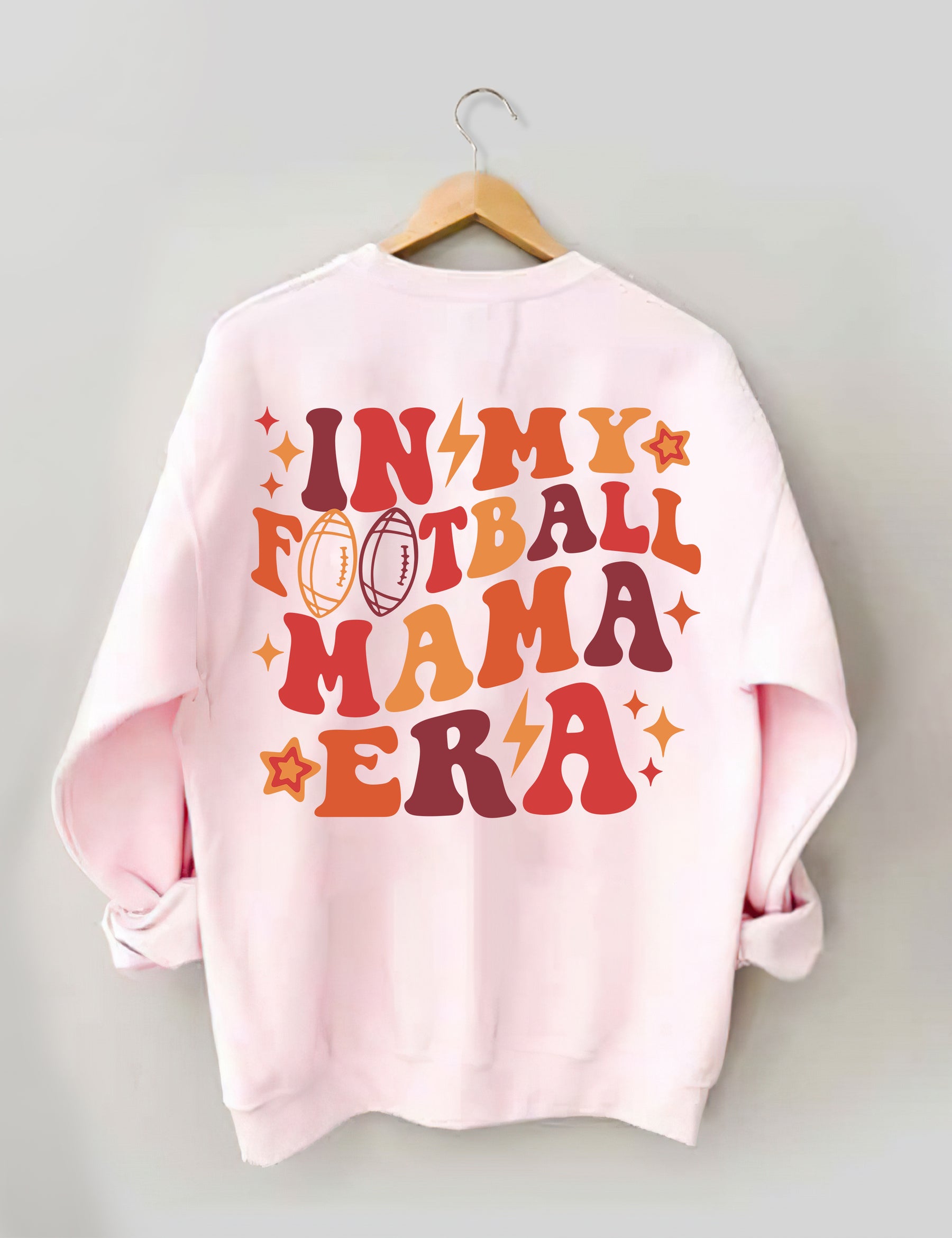 Dans mon sweat-shirt Football Mama Era