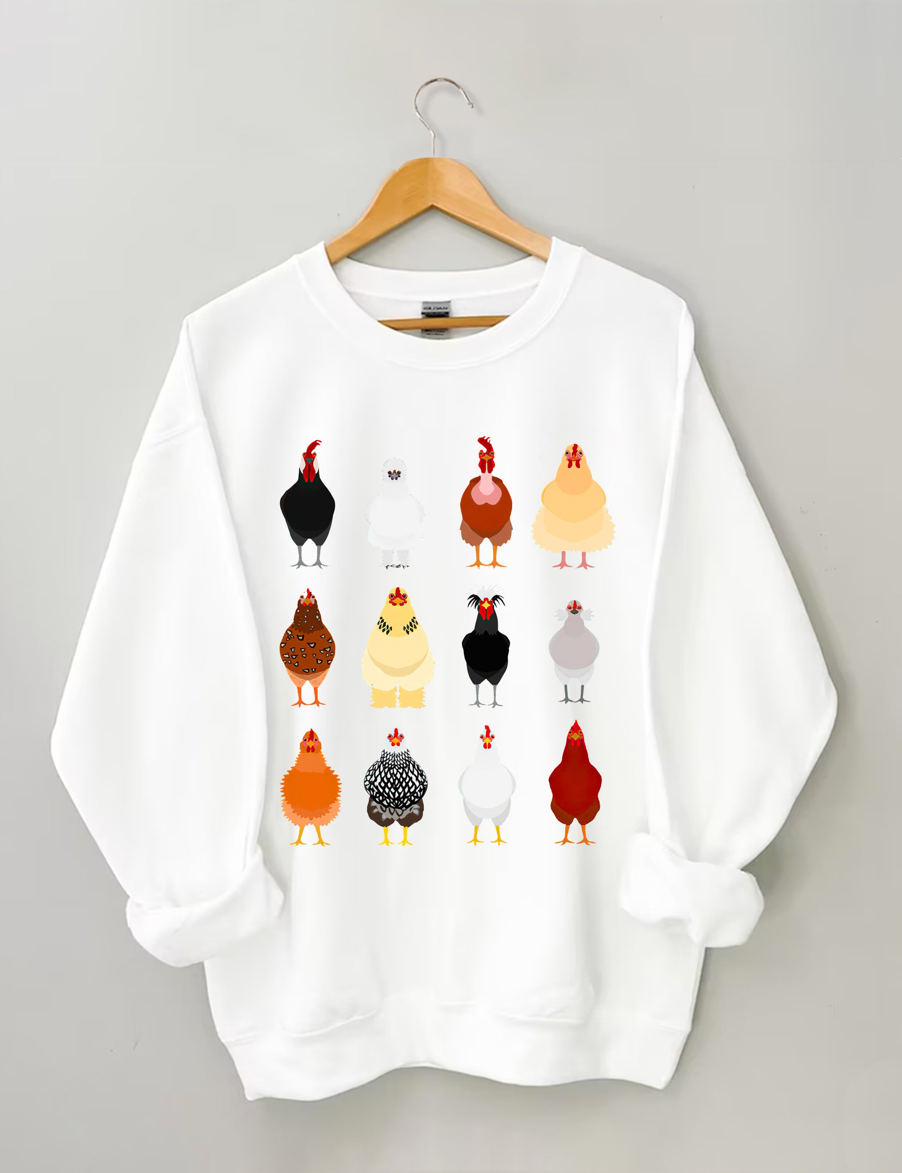 Sweat-shirt Dans mon ère de maman de poulet