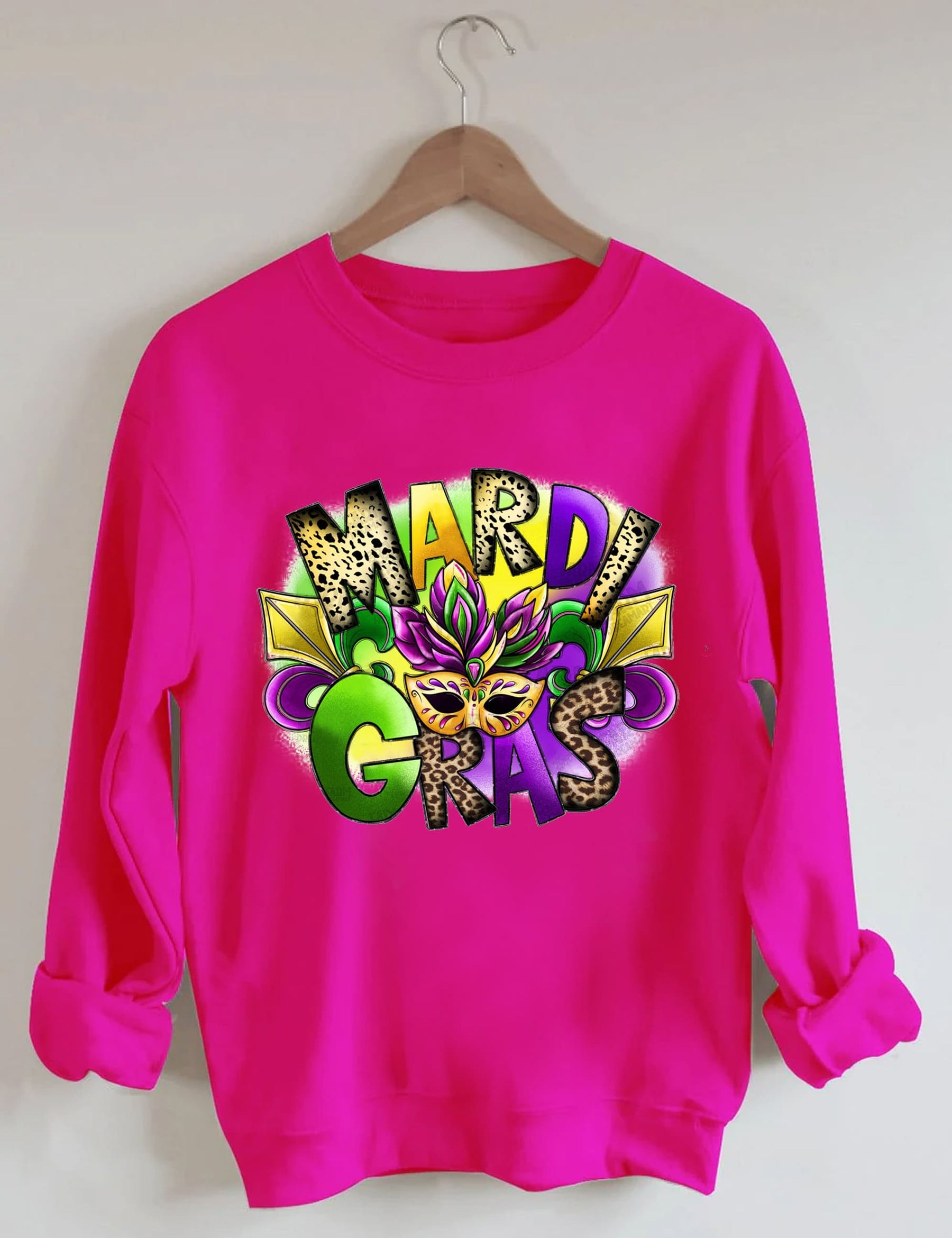 Sweat-shirt Joyeux Mardi Gras