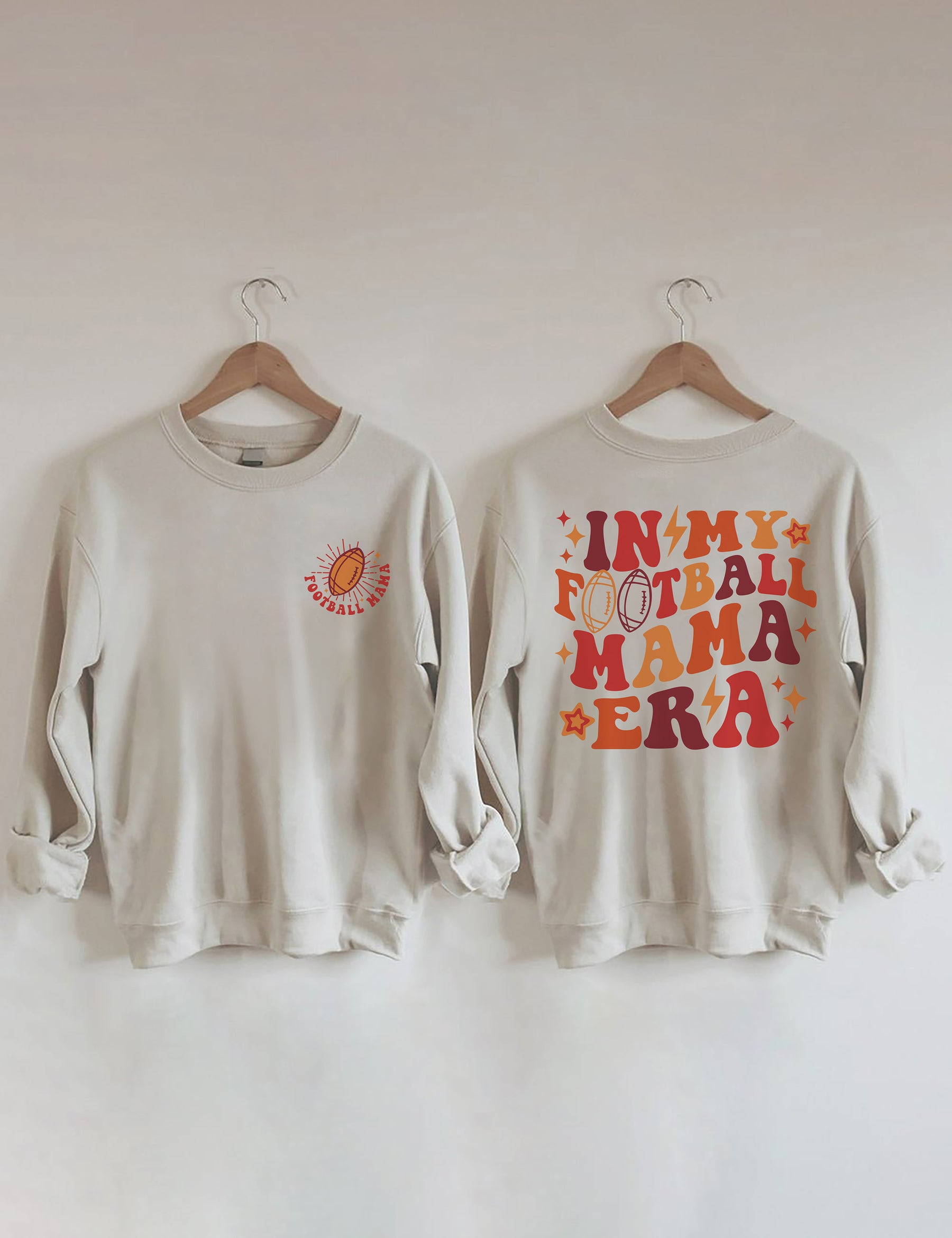 Dans mon sweat-shirt Football Mama Era