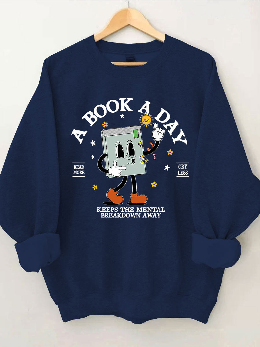 Ein Buch-ein-Tag-Sweatshirt