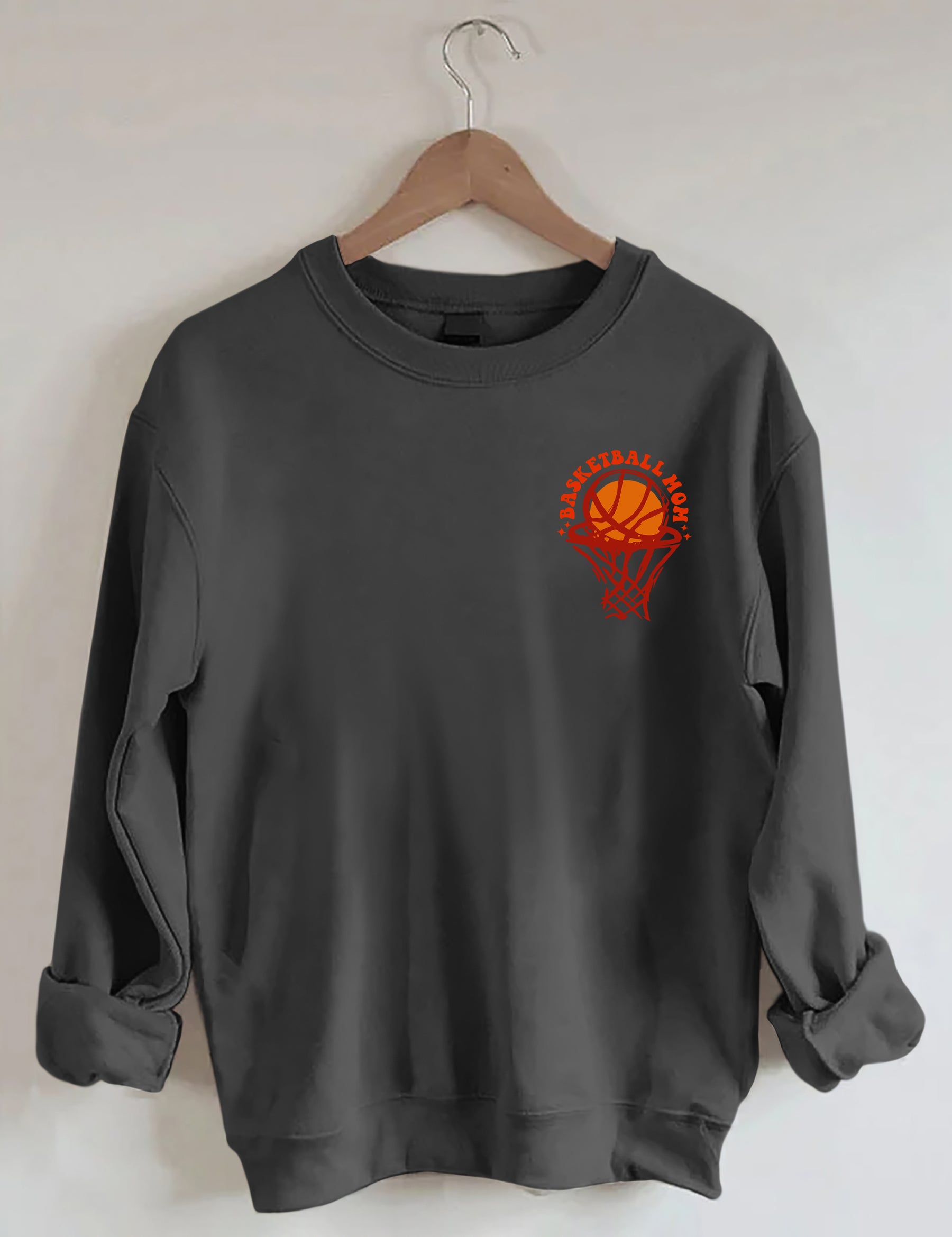 Sweat-shirt Dans mon ère de maman de basket-ball