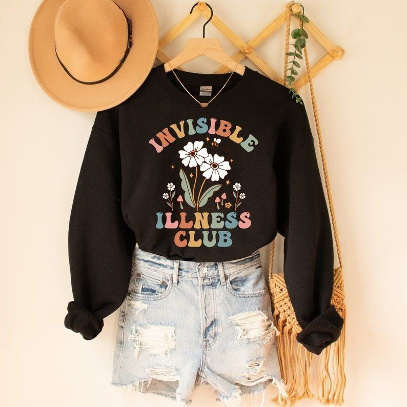 Unsichtbares Illness Club-Sweatshirt