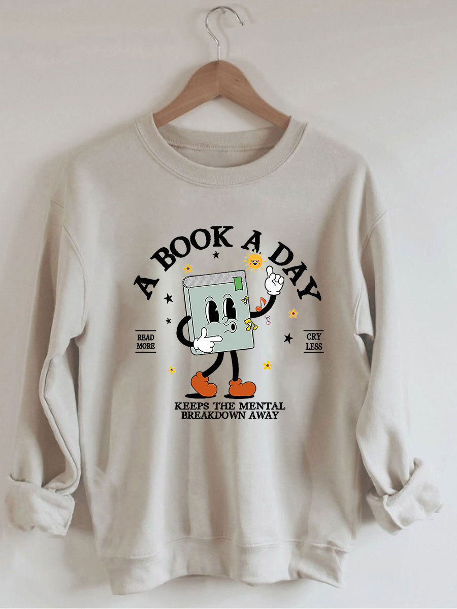 Ein Buch-ein-Tag-Sweatshirt